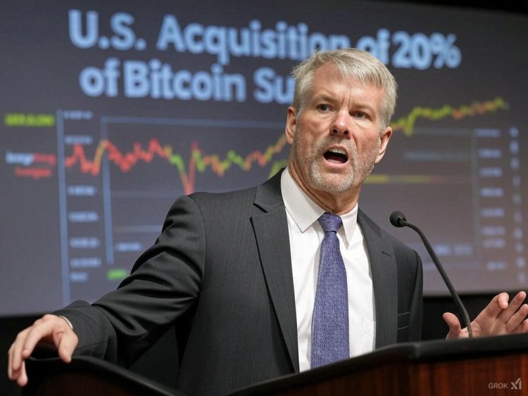 Michael Saylor Advocates for U.S. Acquisition of 20% of Bitcoin Supply